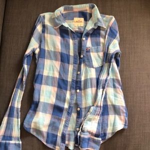 GENTLY USED HOLLISTER S flannel